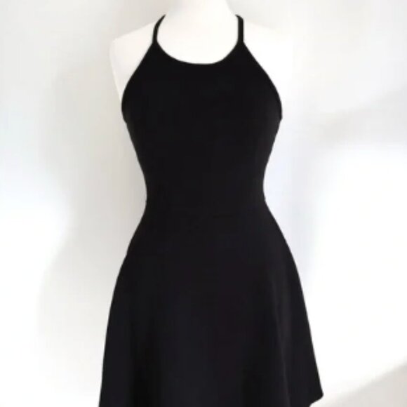 Olivia Rae Black Circle Mini Dress Sz S - Picture 2 of 7